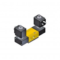 Parker 5-Way Dual Solenoids, 1/8" General Purpose Solenoid Valves