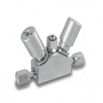 UHP Stainless Steel Diaphragm Valve - High Flow Manifold - 930Y Series