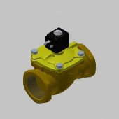 Parker 2-Way Normally Open, 2" General Purpose Solenoid Valves 322G40-2995-4818653D