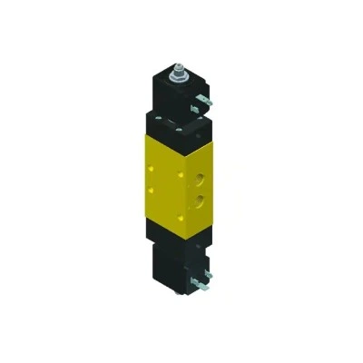 Parker 5-Way Dual Solenoids, 1/4" General Purpose Solenoid Valves E347L1130-2995-4818653D