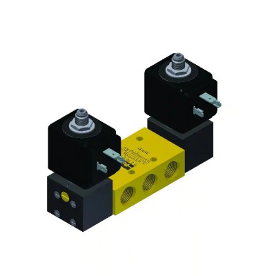 Parker 5-Way Dual Solenoids, 1/4" General Purpose Solenoid Valves Parker 5-Way Dual Solenoids, 1/4" General Purpose Solenoid Valves