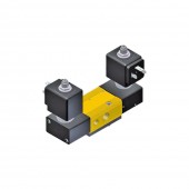 Parker 5-Way Dual Solenoids, 1/8" General Purpose Solenoid Valves 347N3190-2995-483580.01N7