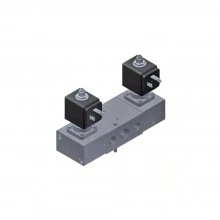 Parker 5-Way Dual Solenoids, 3/8" General Purpose Solenoid Valves U347P3250-483371C2