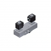 Parker 5-Way Dual Solenoids, 3/8" General Purpose Solenoid Valves U347N3250-2995-4818653D