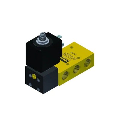 Parker 5-Way Spring Return, 1/4" General Purpose Solenoid Valves 341P33-2995-495870C2 Parker 5-Way Spring Return, 1/4" General Purpose Solenoid Valves 341P33-2995-495870C2