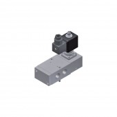 Parker 5-Way Spring Return, 3/8" General Purpose Solenoid Valves U341P3292-2995-483580.01N7