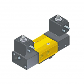 Parker 5-Way Closed Center Position, 1/4" General Purpose Solenoid Valves 342N33-2995-4818653D