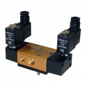 Parker 5-Way Closed Center Position, 1/8" General Purpose Solenoid Valves