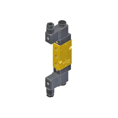 Parker 5-Way Exhausted in Center Position, 1/4" General Purpose Solenoid Valves 343N03-496637C2 Parker 5-Way Exhausted in Center Position, 1/4" General Purpose Solenoid Valves 343N03-496637C2