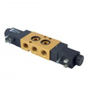 Parker 5-Way Exhausted in Center Position, 1/4" General Purpose Solenoid Valves