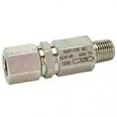 Soft Seat In-Line Check Valves Up to 2” Size, Steel / Stainless, Male and Female Fitting Ends - S6C / 3C Series S6C4F-M5