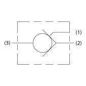 Single Pilot Operated, Pilot to Open Check Valves CPH124P