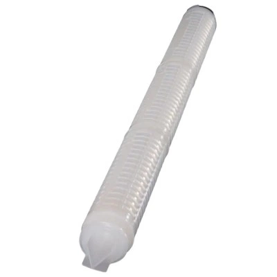 Chemflow-PE Select Pleated Membrane Filter Cartridge | Chemically-resistant HDPE design for low temperature solvents & chemicals ES-10310-923-2-E
