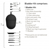 Spare Parts - Bladder Kits - (Europe) 19028900225