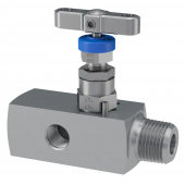 Gauge Valves with Single Vent Port, Needle Pattern – H Series HNVV6MO4M4F