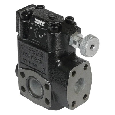 Pilot Operated Pressure Relief Valve, SAE Flange - Series R5V / R5V*P2 026-53547-5 Pilot Operated Pressure Relief Valve, SAE Flange - Series R5V / R5V*P2 026-53547-5